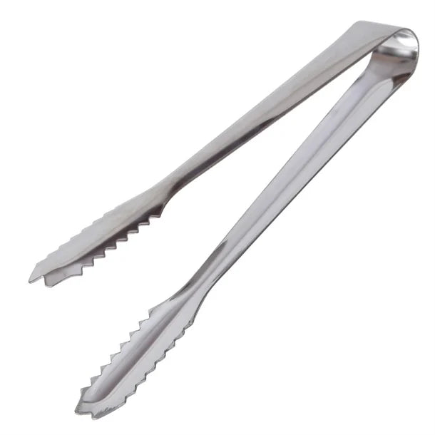 Stainless Steel Ice Tongs - 7"