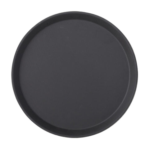 Round Black Non Slip Tray