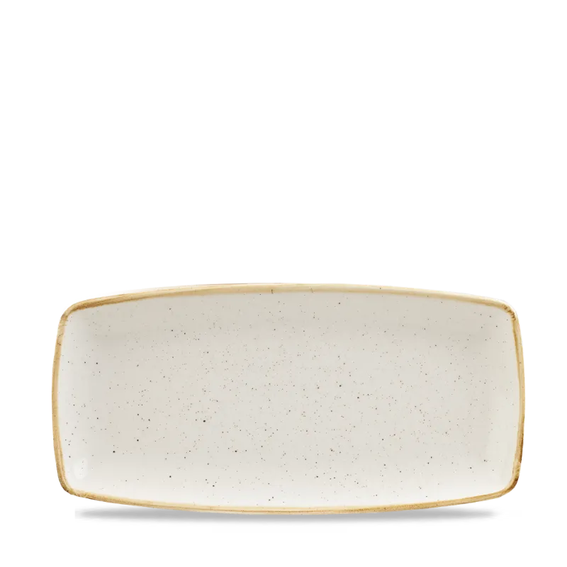 Stonecast  X Squared Oblong Plate 29.5Cm